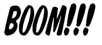 A humongous BOOM!!!